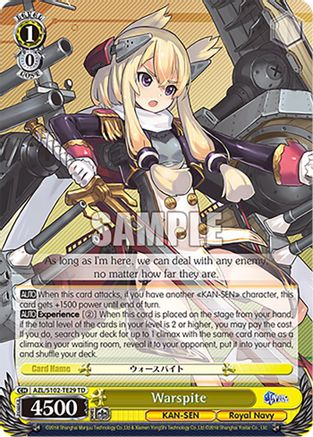 Warspite - AZL/S102-TE29TD - Trial Deck available at 401 Games Canada