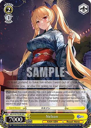 Nelson (RRR) - AZL/S102-TE34RRRR - Triple Rare available at 401 Games Canada