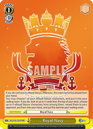 Royal Navy (RRR) - AZL/S102-TE37RRRR - Triple Rare available at 401 Games Canada