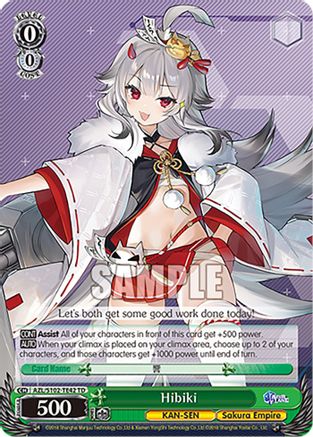 Hibiki - AZL/S102-TE42TD - Trial Deck available at 401 Games Canada