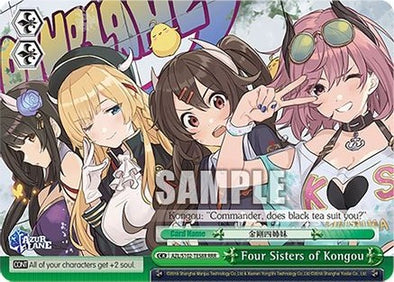 Four Sisters of Kongou (RRR) - AZL/S102-TE58RRRR - Triple Rare available at 401 Games Canada