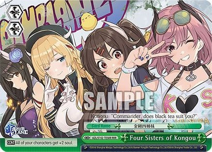 Four Sisters of Kongou (RRR) - AZL/S102-TE58RRRR - Triple Rare available at 401 Games Canada