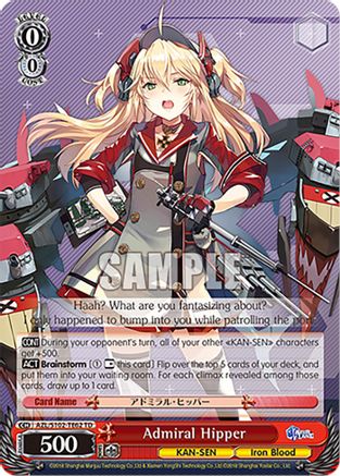 Admiral Hipper - AZL/S102-TE62TD - Trial Deck available at 401 Games Canada