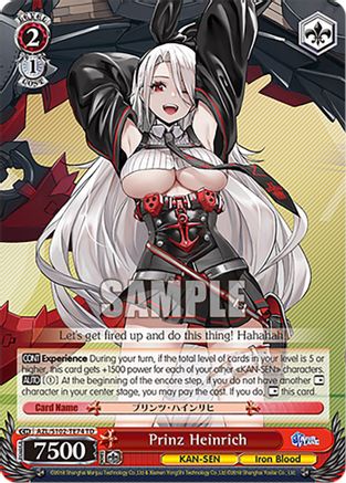 Prinz Heinrich - AZL/S102-TE74TD - Trial Deck available at 401 Games Canada