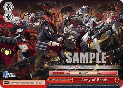 Army of Bonds (RRR) - AZL/S102-TE78RRRR - Triple Rare available at 401 Games Canada