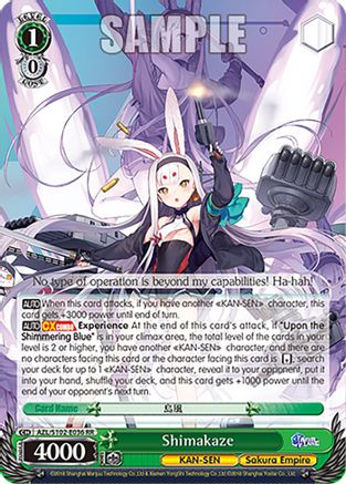 Shimakaze - AZL/S102-E036RR - Double Rare available at 401 Games Canada