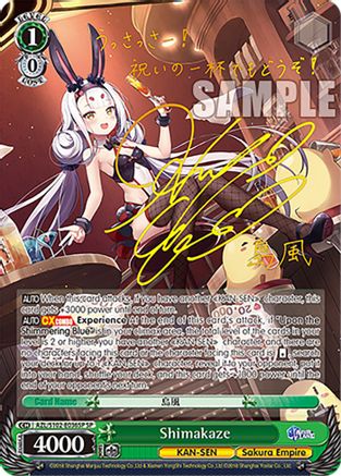 Shimakaze (SP) - AZL/S102-E036SPSP - Special Rare available at 401 Games Canada