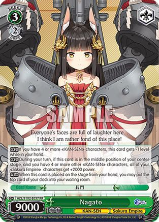 Nagato - AZL/S102-E037RR - Double Rare available at 401 Games Canada