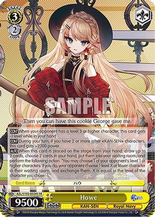 Howe (SR) - AZL/S102-E024SSR - Super Rare available at 401 Games Canada