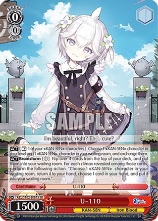U-110 (SR) - AZL/S102-E081SSR - Super Rare available at 401 Games Canada