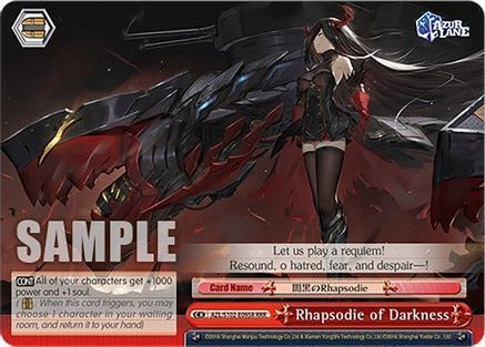 Rhapsodie of Darkness (RRR) - AZL/S102-E095RRRR - Triple Rare available at 401 Games Canada