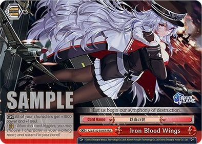 Iron Blood Wings (RRR) - AZL/S102-E098RRRR - Triple Rare available at 401 Games Canada