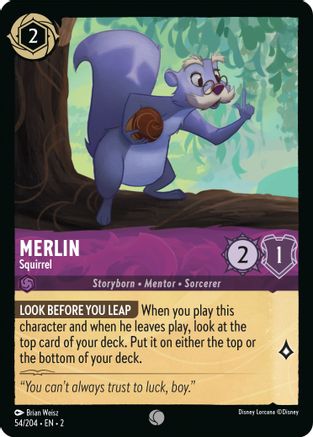 Merlin (Squirrel) - 54/204 - Common