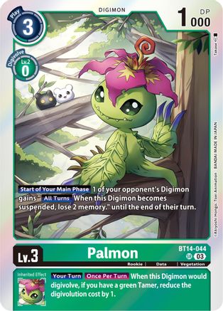 Palmon - BT14-044 - Super Rare (Pre-Order) available at 401 Games Canada