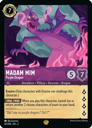 Madam Mim (Purple Dragon) - 47/204 - Legendary