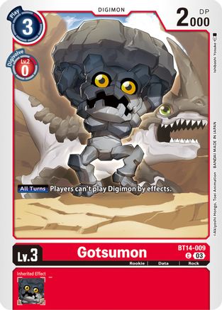 Gotsumon - BT14-009 - Common (Pre-Order) available at 401 Games Canada