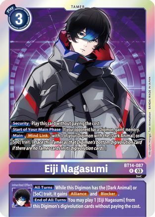 Eiji Magasumi - BT14-087 - Rare (Pre-Order) available at 401 Games Canada