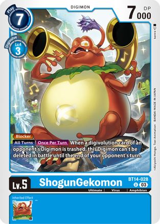 ShogunGekomon - BT14-028 - Uncommon (Pre-Order) available at 401 Games Canada