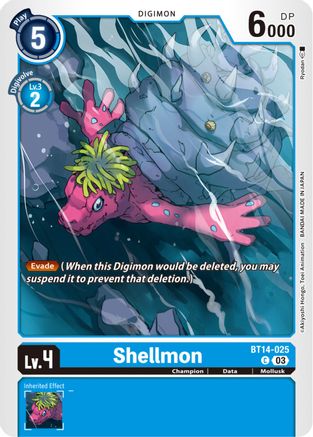 Shellmon - BT14-025 - Common (Pre-Order) available at 401 Games Canada