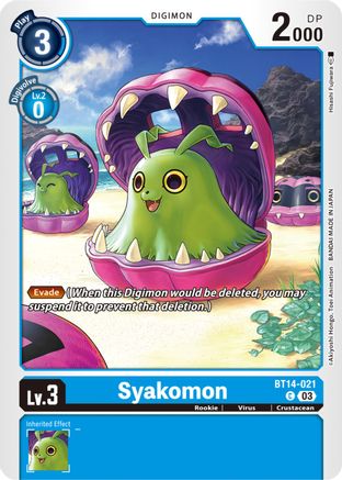 Syakomon - BT14-021 - Common (Pre-Order) available at 401 Games Canada