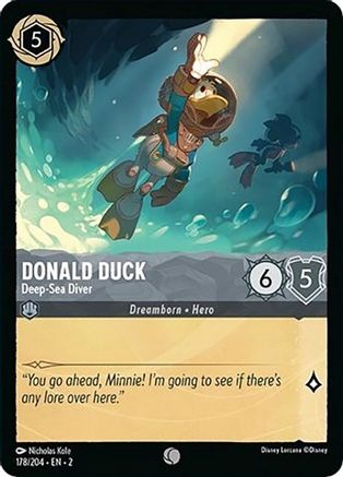 Donald Duck (Deep-Sea Diver) - 178/204 - Common