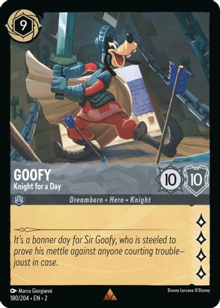 Goofy (Knight for a Day) - 180/204 - Rare