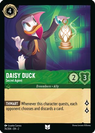 Daisy Duck (Secret Agent) - 76/204 - Uncommon