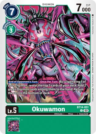 Okuwamon - BT14-051 - Common (Pre-Order) available at 401 Games Canada