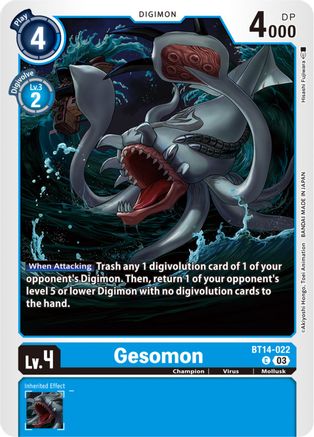 Gesomon - BT14-022 - Common (Pre-Order) available at 401 Games Canada