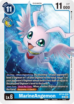 MarineAngemon - BT14-030 - Uncommon (Pre-Order) available at 401 Games Canada