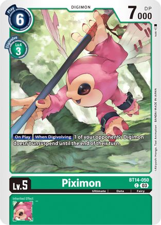 Piximon - BT14-050 - Common (Pre-Order) available at 401 Games Canada