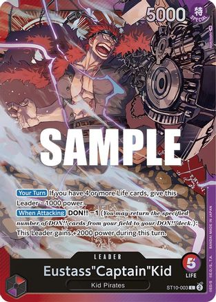 Eustass"Captain"Kid (003) - ST10-003 - Leader (Pre-Order) available at 401 Games Canada