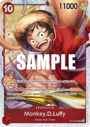 Monkey.D.Luffy (006) - ST10-006 - Super Rare (Pre-Order) available at 401 Games Canada