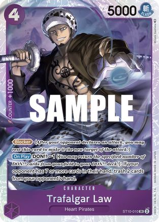 Trafalgar Law (010) - ST10-010 - Super Rare (Pre-Order) available at 401 Games Canada