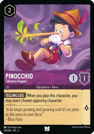 Pinocchio (Talkative Puppet) - 58/204 - Uncommon