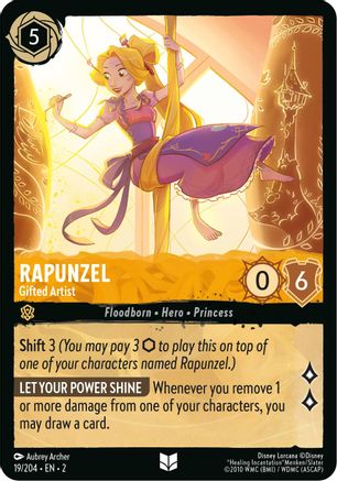 Rapunzel (Gifted Artist) - 19/204 - Uncommon