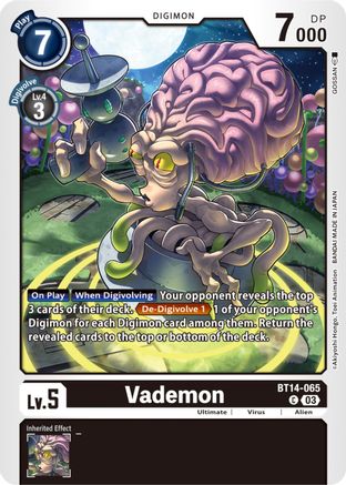 Vademon - BT14-065 - Common (Pre-Order) available at 401 Games Canada