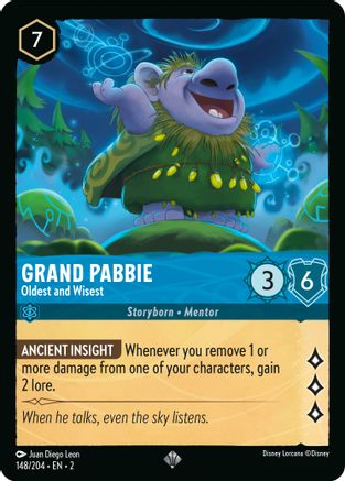 Grand Pabbie (Oldest and Wisest) - 148/204 - Super Rare