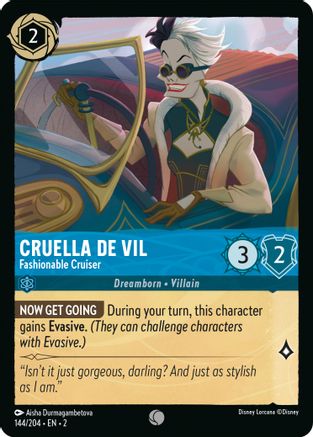 Cruella De Vil (Fashionable Cruiser) - 144/204 - Common