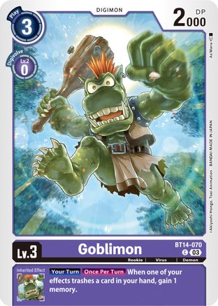 Goblimon - BT14-070 - Common (Pre-Order) available at 401 Games Canada