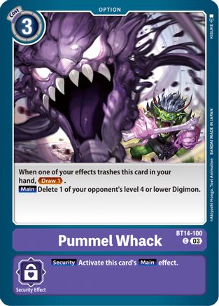 Pummel Whack - BT14-100 - Common (Pre-Order) available at 401 Games Canada