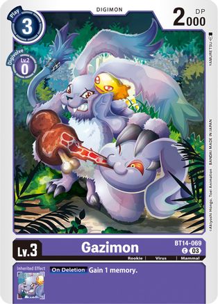 Gazimon - BT14-069 - Common (Pre-Order) available at 401 Games Canada