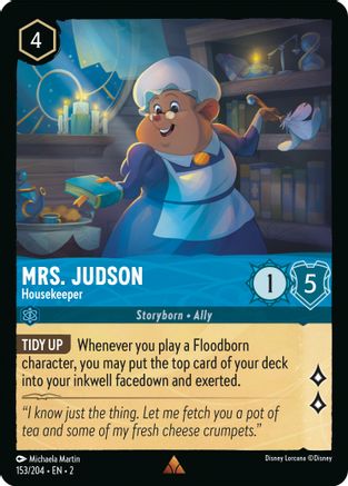 Mrs. Judson (Housekeeper) - 153/204 - Rare