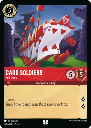Card Soldiers (Full Deck) - 105/204 - Uncommon
