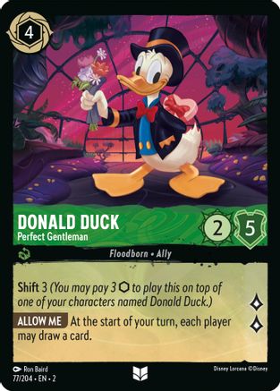 Donald Duck (Perfect Gentleman) - 77/204 - Uncommon