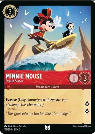 Minnie Mouse (Stylish Surfer) - 113/204 - Uncommon