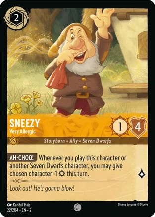 Sneezy (Very Allergic) - 22/204 - Common