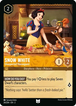 Snow White (Unexpected Houseguest) - 24/204 - Uncommon