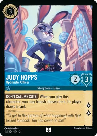 Judy Hopps (Optimistic Officer) - 152/204 - Uncommon