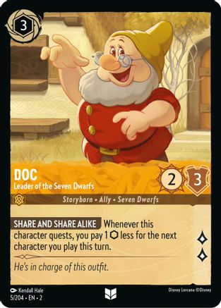 Doc (Leader of the Seven Dwarfs) - 5/204 - Uncommon